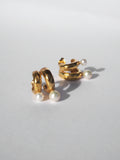 Double Roly Poly Hoops w/ Pearls