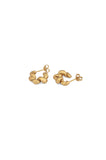 Mini Twirl Hoops - Gold