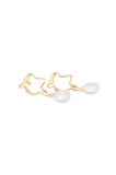 Ribbon Earrings - Gold