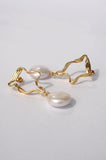 Ribbon Earrings - Gold