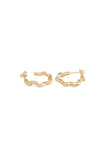 Ribbon Hoops - Gold