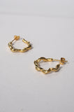 Ribbon Hoops - Gold
