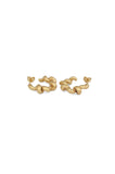 Twirl Hoops - Gold