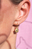 Daisy Sleepers Sapphire - Gold