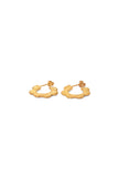 Fleur Hoops - Gold
