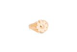 Large Fleur Signet - Gold