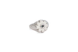 Large Fleur Signet Sapphire