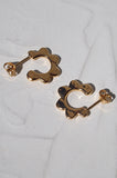 Mini Fleur Hoops