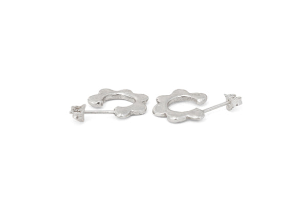 Mini Fleur Hoops