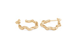 Ribbon Hoops - Gold