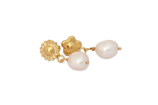 Wildflower Earrings - Gold