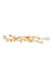 Large Wisteria Earrings - Gold