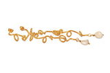 Large Wisteria Earrings - Gold