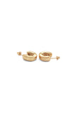 Mini Chunk Hoops - Gold