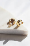Mini Chunk Hoops - Gold