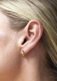 Mini Double Hoop - Gold