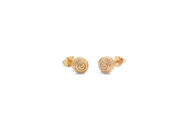 Mini Spiral Studs - Gold
