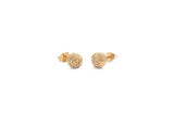 Mini Spiral Studs - Gold