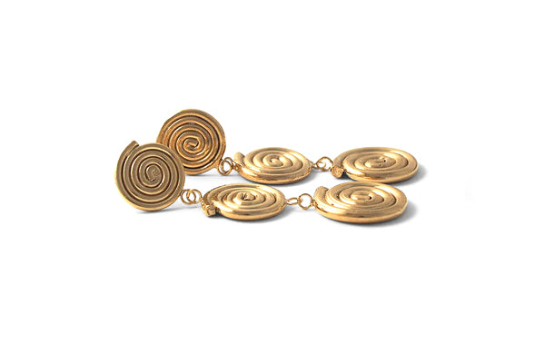 Triple Spirals - Gold