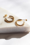 Twist Hoops - Gold