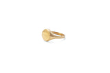 Big Round Signet - Gold