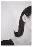 Mini Double Hoop w/ Pearl - Gold