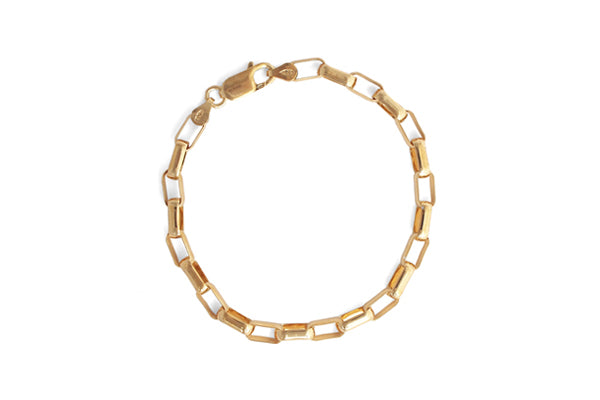 Box Link Bracelet - Gold