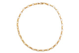 Box Link Necklace - Gold