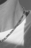 Box Link Necklace - Gold