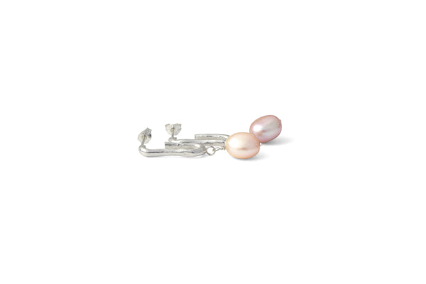 Fluid Hoops w/ Pearls