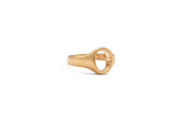 Hollow Signet - Gold