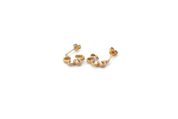 In Bloom Hoops - Gold