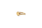 Little Round Signet - Gold