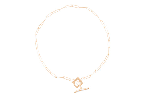 Love Letter Chain Necklace - Gold