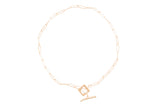 Love Letter Chain Necklace - Gold