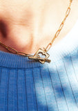 Love Letter Chain Necklace - Gold