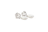 Reflection Earrings w/ Pearls