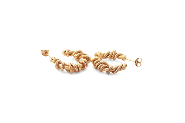 Reflection Hoops - Gold