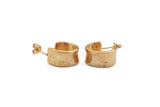 Squashed Hoops - Gold