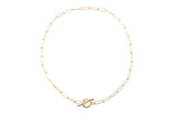 Squashed Necklace - Gold