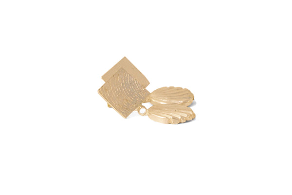 Swerve Earrings - Gold