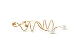 Swirl Earrings - Gold