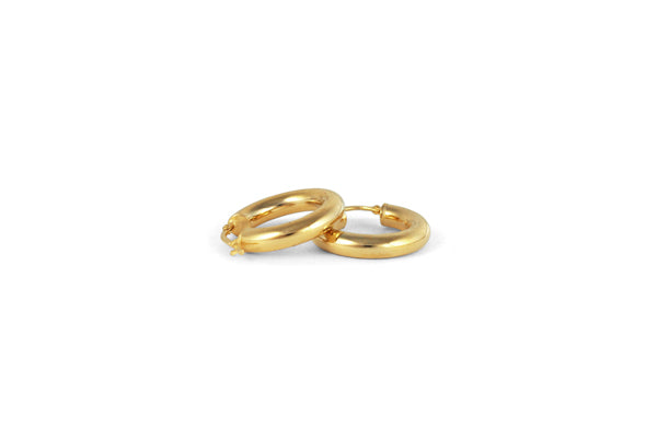 Thick Hoops - Gold