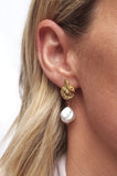 Tulip Studs - Gold