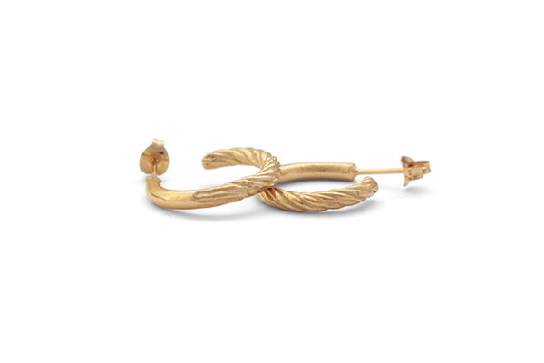 Twist Hoops - Gold