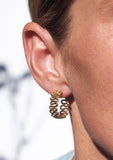 Wave Hoops - Gold