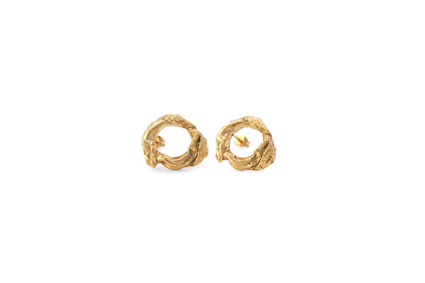 XL Tulip Studs - Gold