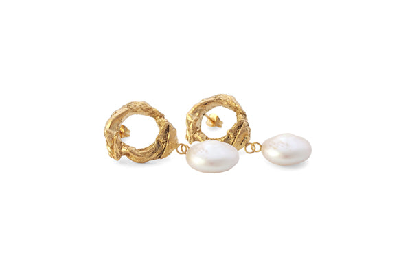 XL Tulips w/ Pearls - Gold