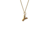 Letter Necklace - Gold