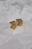 Crinkle Hoops - Gold